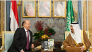 العاهل السعودي يستقبل الرئيس اليمني في جدة