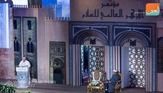 بابا الفاتيكان خلال كلمته