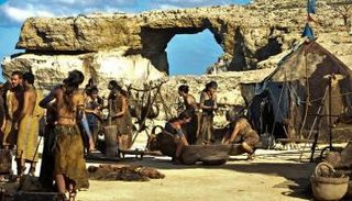 مشهد من مسلسل صراع العروش 