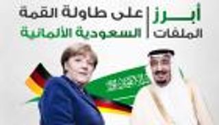 إنفوجراف.. أبرز الملفات على طاولة القمة السعودية الألمانية 