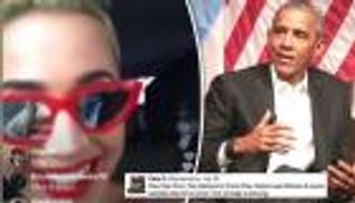 كيتي بيري تسخر من أوباما وتثير غضب معجبيها