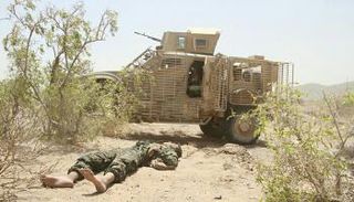 قتلى الحوثي في معسكر خالد بن الوليد