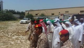 تشييع جثمان حسن البشر شهيد الإمارات في "إعادة الأمل"