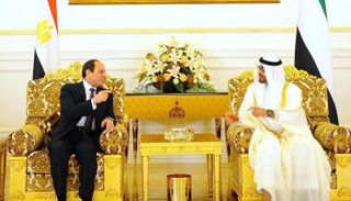مباحثات الشيخ محمد بن زايد مع الرئيس المصري عبد الفتاح السيسي