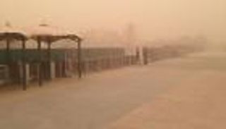 عاصفة ترابية تجتاح شمال الصين