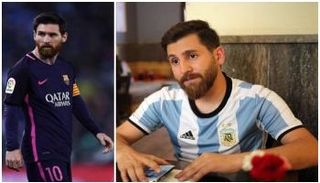 ميسي وشبيهه