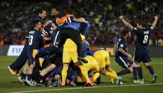 فرحة لاعبي أوكلاند