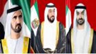 رئيس الإمارات ونائبه ومحمد بن زايد يهنئون ماكرون بفوزه برئاسة فرنسا