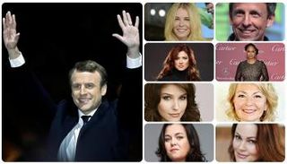 10 فنانين عالميين يهنئون ماكرون 