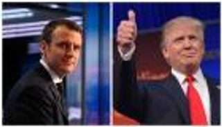 ترامب يهنئ ماكرون: أتطلع للعمل معك