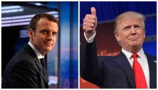 ترامب وماكرون