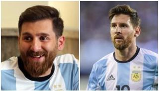 ليونيل ميسي وشبيهه