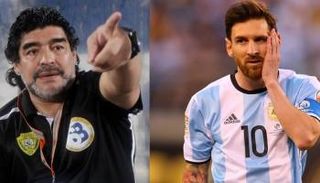 ميسي ومارادونا