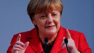 المستشارة الألمانية أنجيلا ميركل في برلين