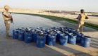 بالصور.. الجيش المصري يضبط كمية كبيرة من المتفجرات في سيناء