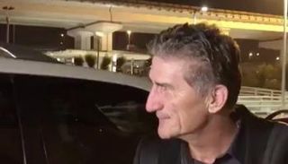 باوزا لدى وصوله دبي 