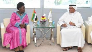 رئيسة برلمان أوغندا تزور جامعة زايد في أبوظبي