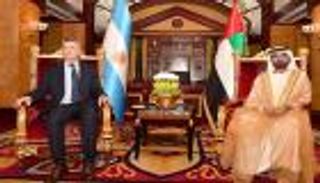 محمد بن راشد يبحث مع رئيس الأرجنتين مسيرة التعاون المشترك