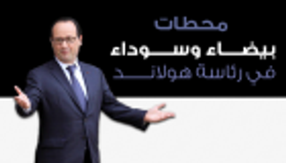 إنفوجراف.. محطات بيضاء وسوداء في رئاسة هولاند