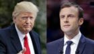 "غداء طويل" يجمع ترامب وماكرون في بروكسل