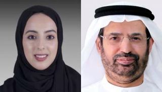 الدكتور علي راشد النعيمي وشما المزروعي