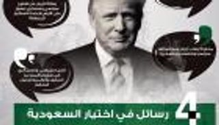 إنفوجراف.. 4 رسائل في اختيار السعودية أولى محطات ترامب الخارجية