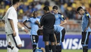 أوروجواي تضيع أول ركلة جزاء محتسبة بـ 