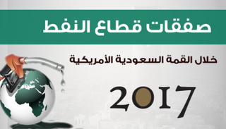 إنفوجراف... صفقات قطاع النفط خلال القمة السعودية الأمريكية 2017 