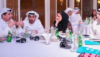 جانب من اجتماع مؤسسة القمة العالمية للحكومات