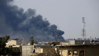 أثر  القصف على أبنية الموصل