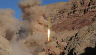 تجربة صاروخية إيرانية- أرشيفية