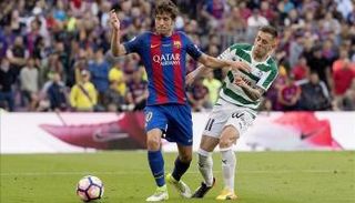 سيرجي روبرتو في مباراة إيبار