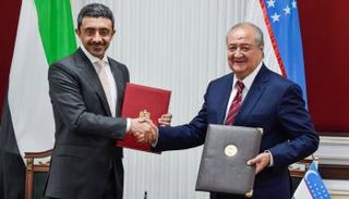 عبدالله بن زايد يلتقي وزير خارجية أوزبكستان