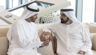 لقاء الشيخ محمد بن راشد والشيخ محمد بن زايد