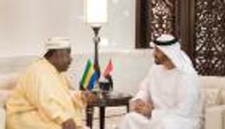 محمد بن زايد يستقبل رئيس الغابون ويبحث معه تعزيز العلاقات المشتركة