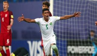 فرحة العمري بهدفه