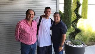 بيسيرو خلال زيارته لريال مدرير