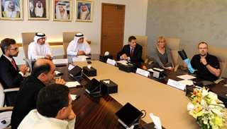 جانب من المؤتمر الصحفي 