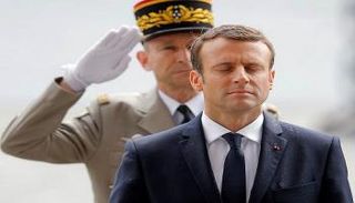 الرئيس الفرنسي إيمانويل ماكرون في مالي