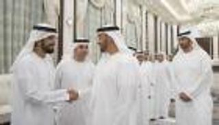 بالصور.. محمد بن زايد يستقبل رؤساء المؤسسات الإعلامية