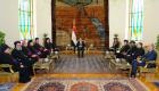 وفد كنسي من أستراليا للسيسي: وحدة المصريين ستهزم الإرهاب