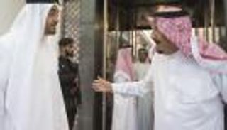 محمد بن زايد يغادر جدة