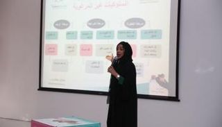 خلال ورشة الديسلكسيا التي نظمتها حملة "اقرأ، احلم، ابتكر" 