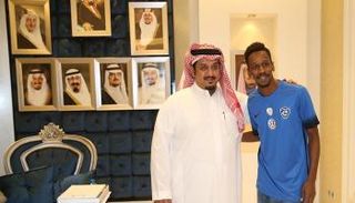 مختار فلاتة مع الأمير نواف بن سعد