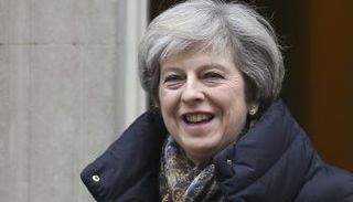 رئيسة الوزراء البريطانية تيريزا ماي