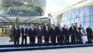 منصور بن زايد يحضر حفل افتتاح معرض إكسبو أستانا الدولي