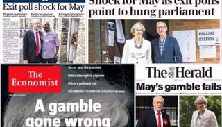 أصداء نتائج الانتخابات البريطانية بالصحف