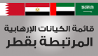 إنفوجراف.. الكيانات الإرهابية المرتبطة بقطر
