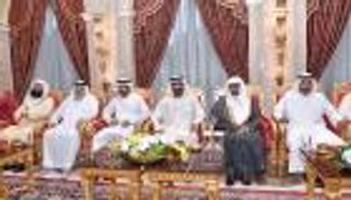 بالصور.. محمد بن راشد يستقبل العلماء ضيوف رئيس الدولة