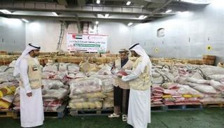 مساعدات إماراتية تصل المكلا اليمنية